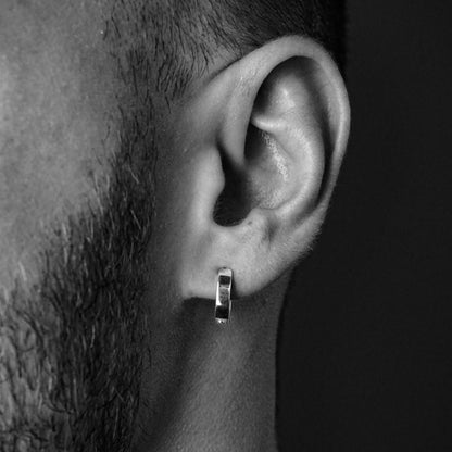 Argola de Prata Bold masculina | Old Siller 2