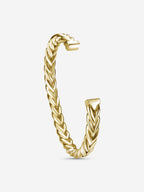 MATERIAL: PRATA BANHADA A OURO | Bracelete Rome Large em Prata 925 banhada a Ouro 18k