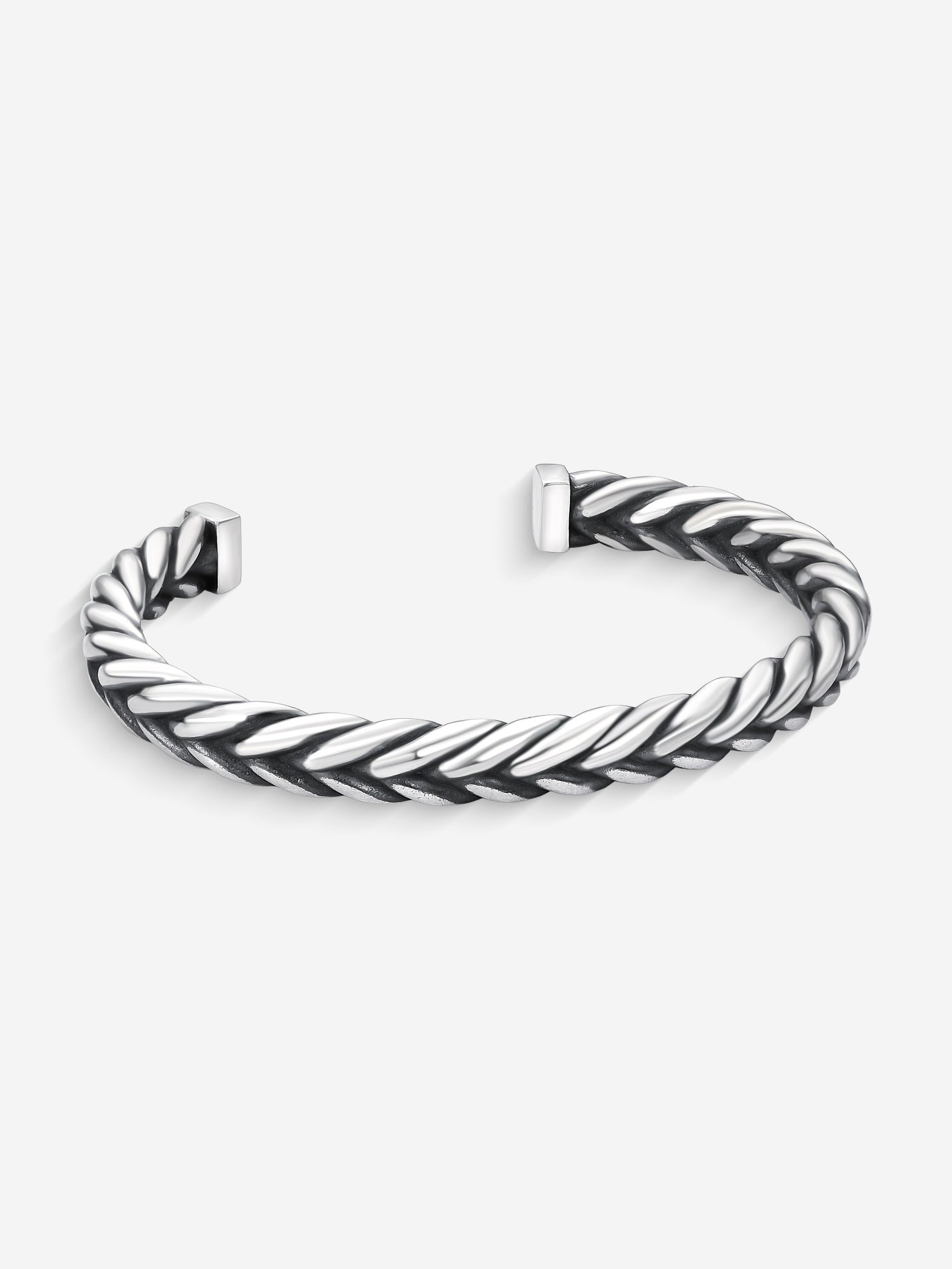 MATERIAL: PRATA OXIDADA | Bracelete Rome Large em Prata 925 Oxidada