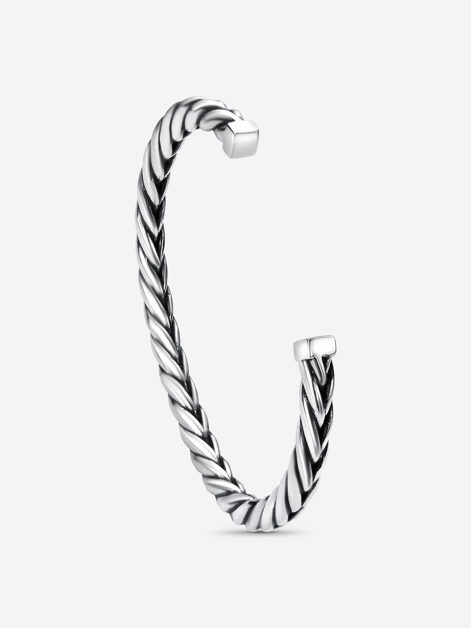 MATERIAL: PRATA OXIDADA | Bracelete Rome Medium em Prata 925 Oxidada