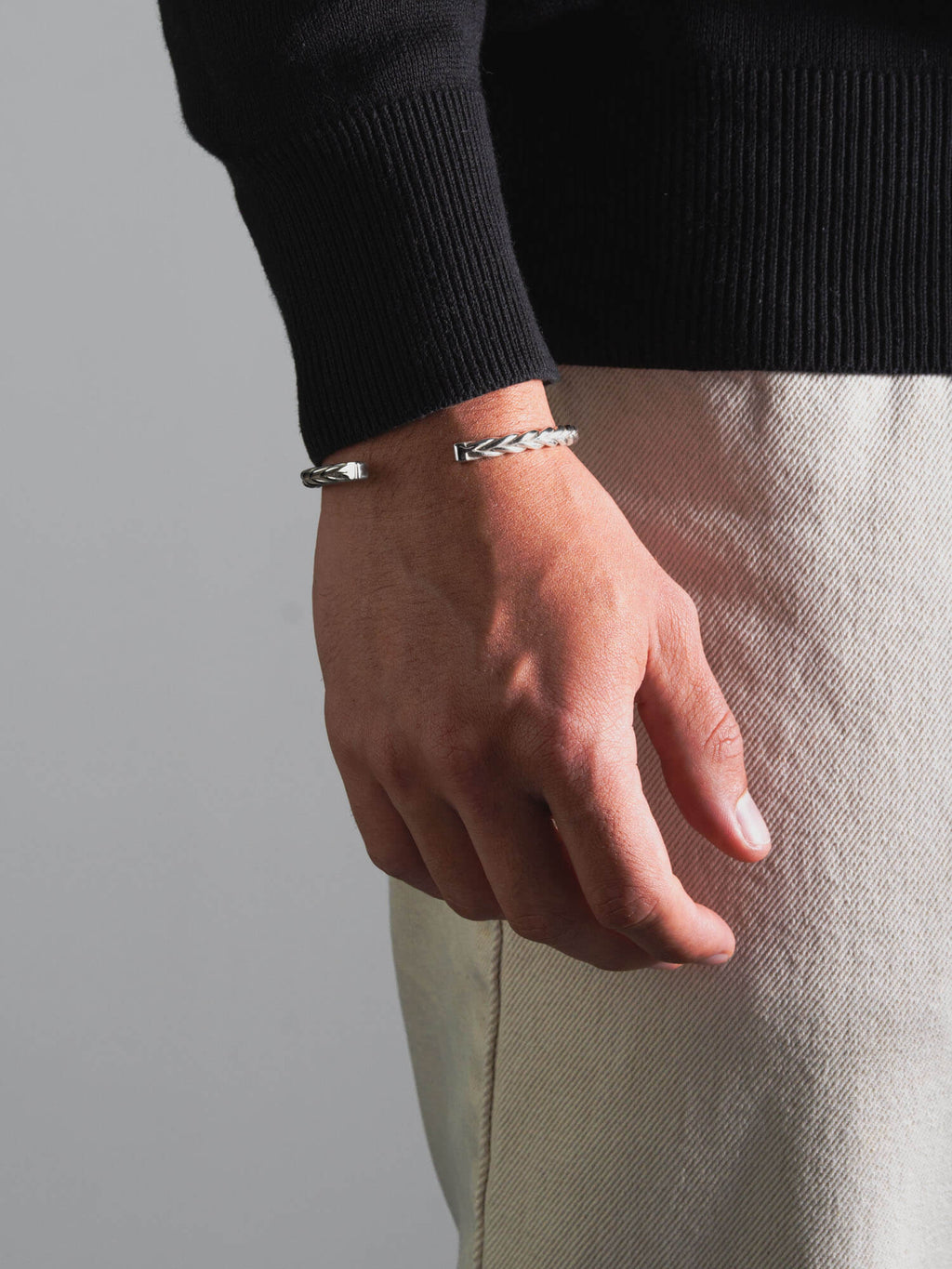 MATERIAL: PRATA | Bracelete Rome Medium em Prata 925