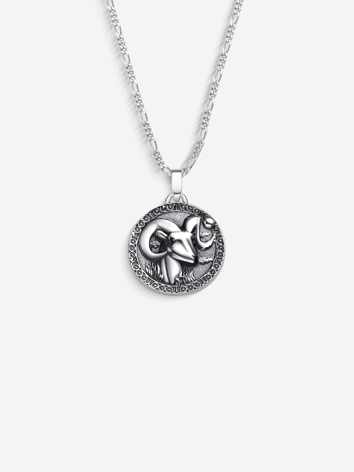 MATERIAL: PRATA OXIDADA | Colar Aries em Prata 925 Oxidada