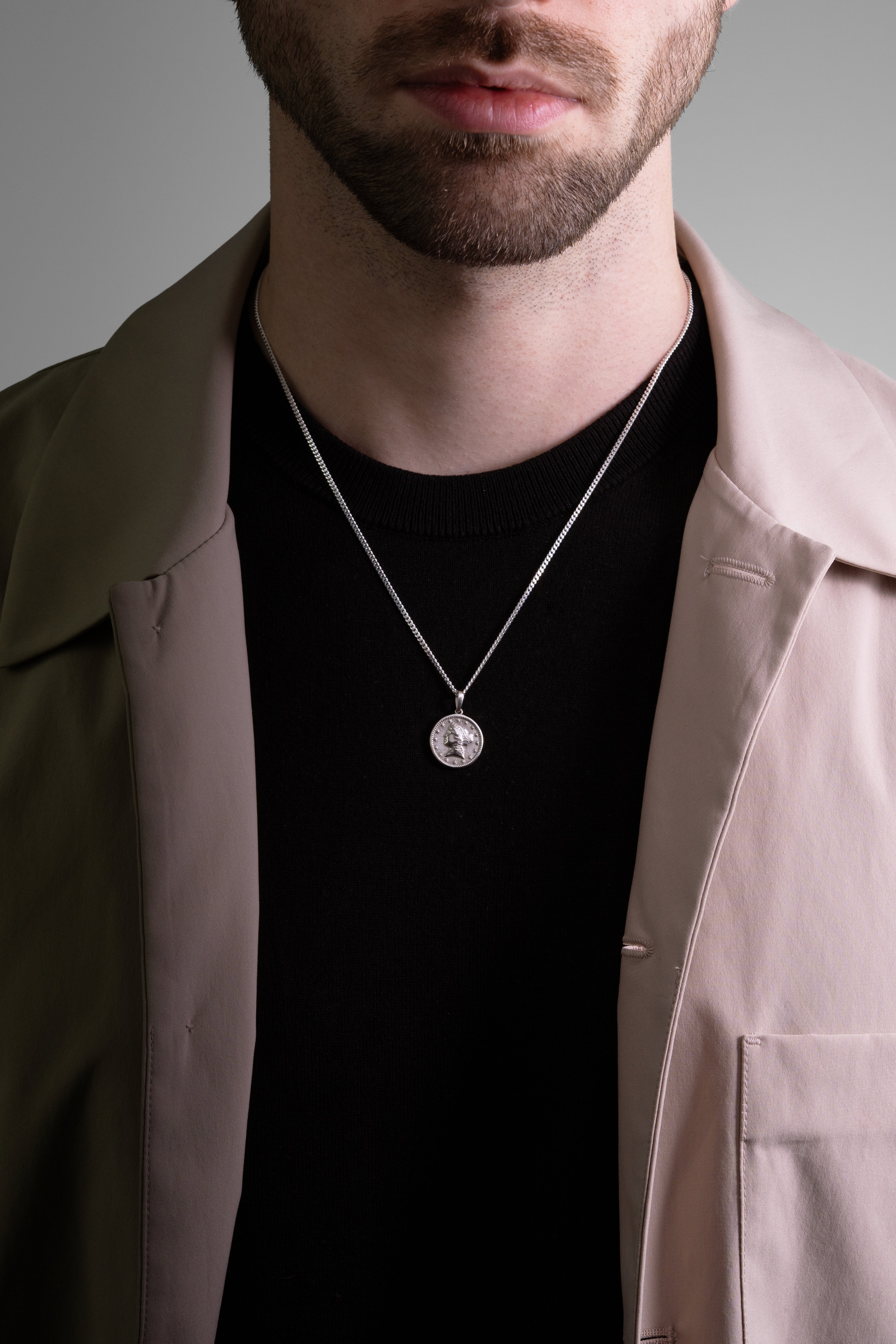 MATERIAL: PRATA | Pingente Coin em Prata 925