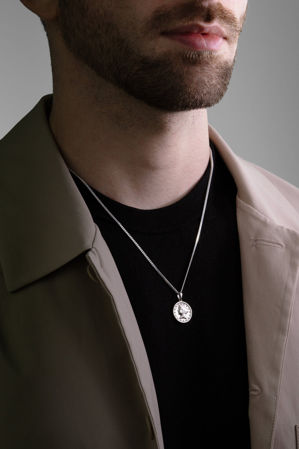 MATERIAL: PRATA | Pingente Coin em Prata 925