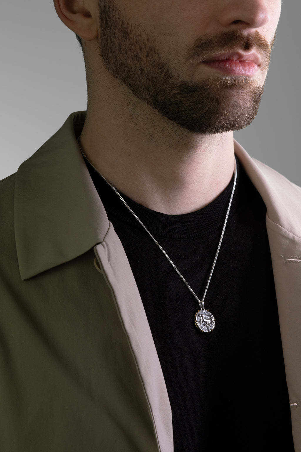 MATERIAL: PRATA E OURO | Colar Conquer em Prata 925 e Ouro 18K