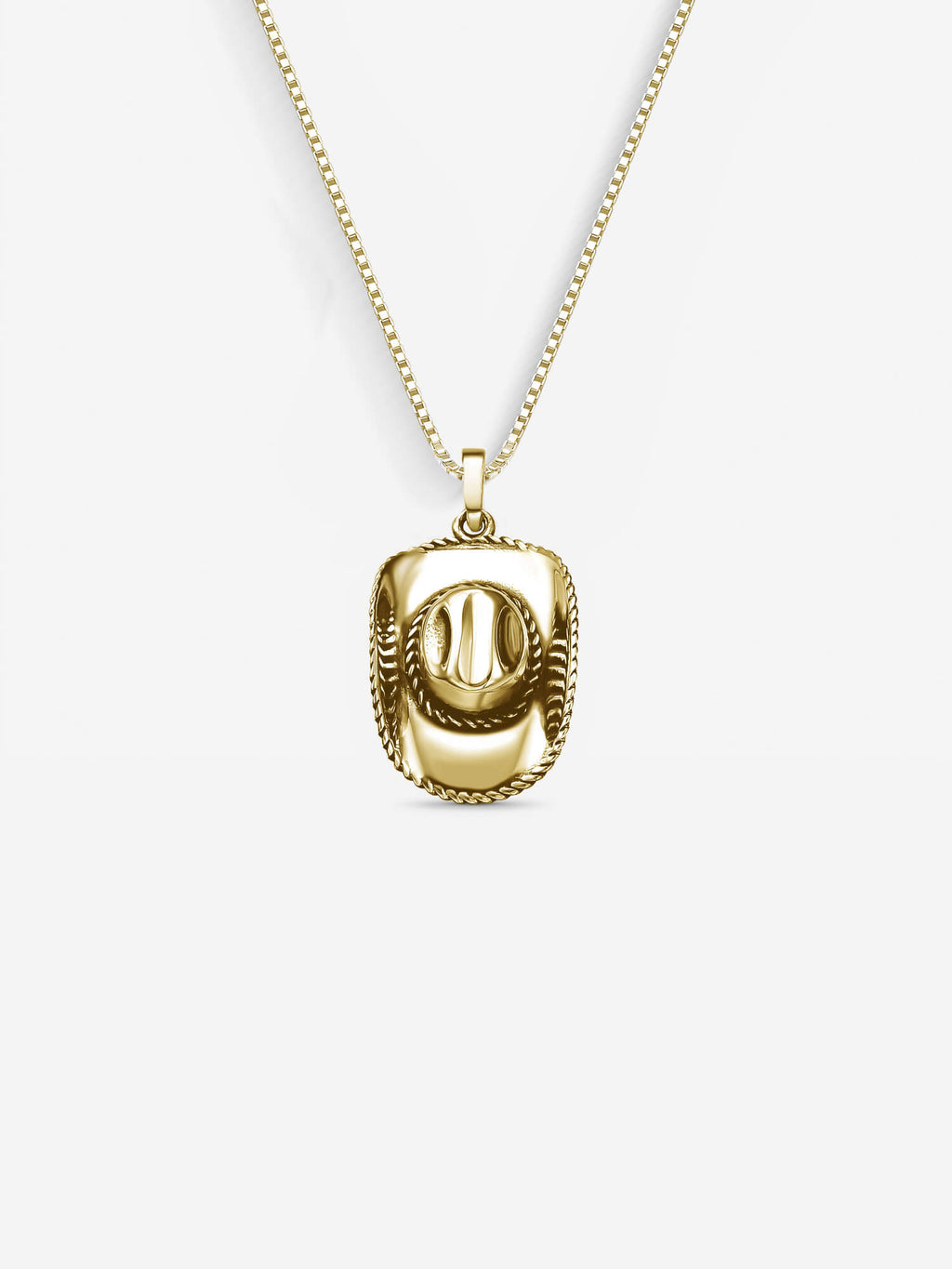 Colar Cowboy Hat — Banho em Ouro