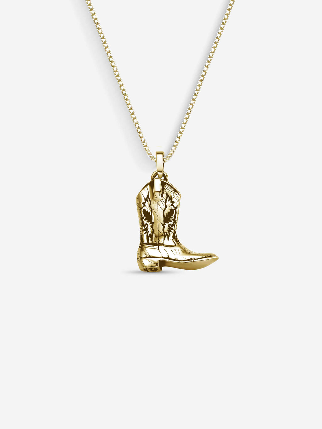 Colar Cowboy Boots — Banho em Ouro
