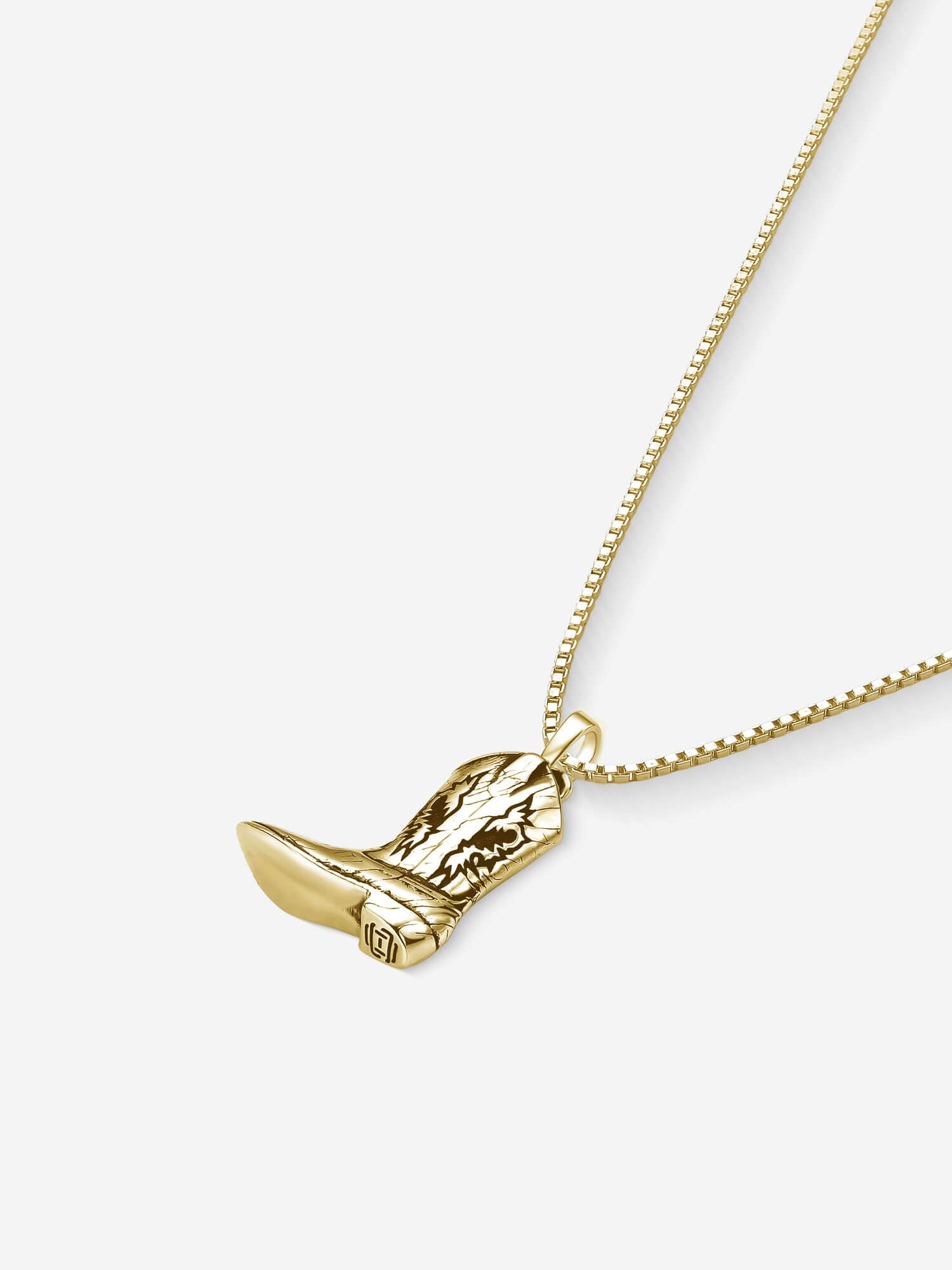 Colar Cowboy Boots — Banho em Ouro