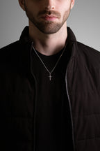 MATERIAL: PRATA 925 |  Colar Cross Small PRATA 925 Modelo em Prata 925