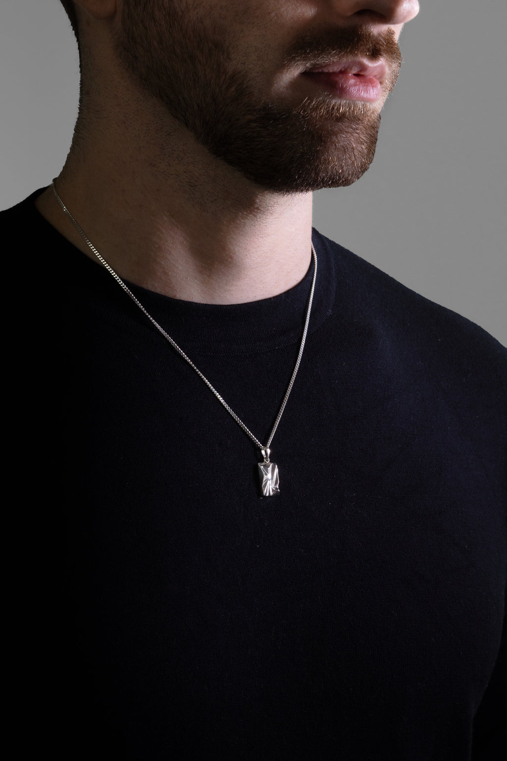 MATERIAL: PRATA 925 |  Colar Impact PRATA 925 Modelo em Prata 925
