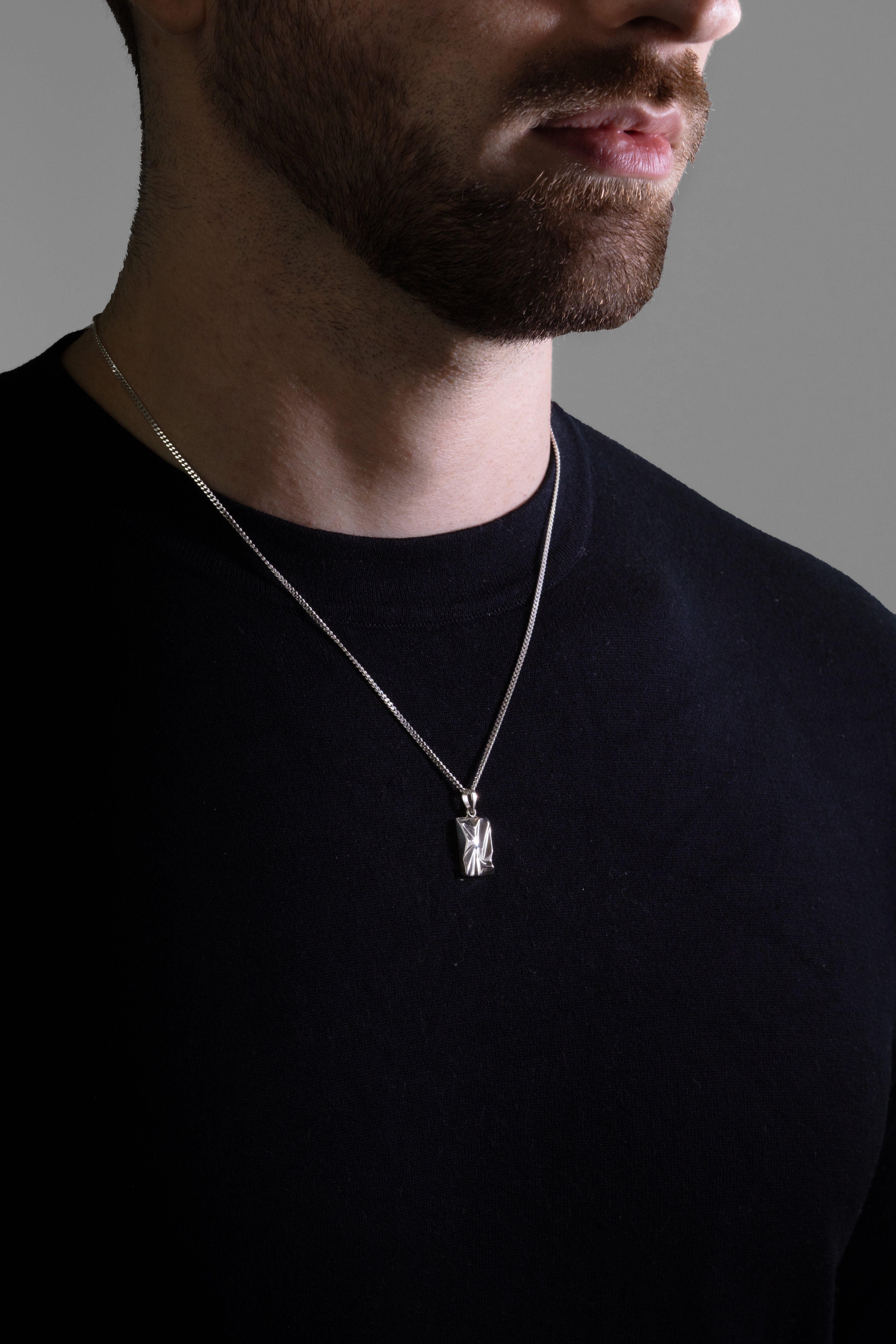 MATERIAL: PRATA 925 |  Colar Impact PRATA 925 Modelo em Prata 925