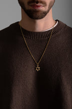 MATERIAL: PRATA BANHADA A OURO |  Colar Judah PRATA BANHADA A OURO Modelo em Prata 925