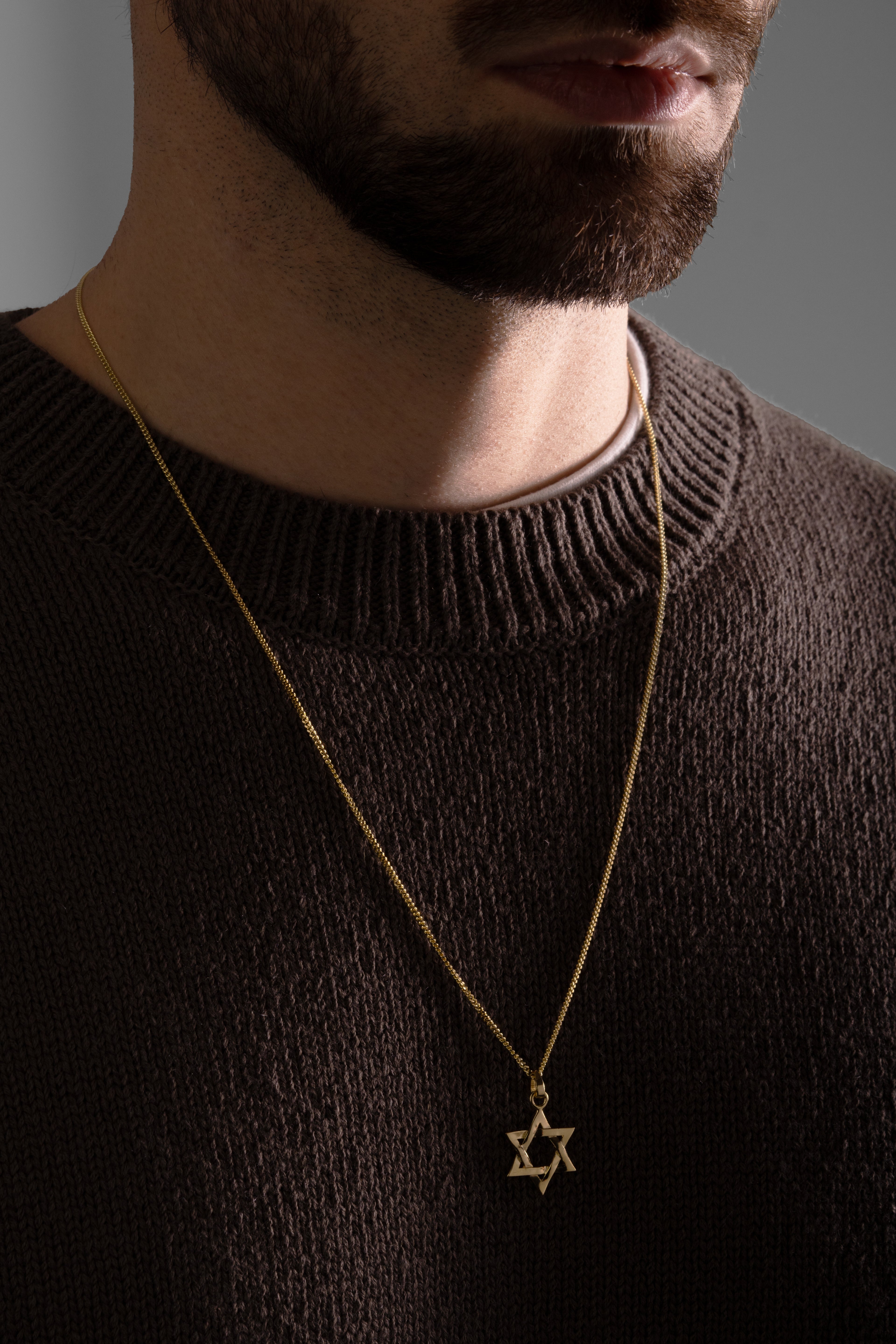 MATERIAL: PRATA BANHADA A OURO |  Colar Judah PRATA BANHADA A OURO Modelo em Prata 925