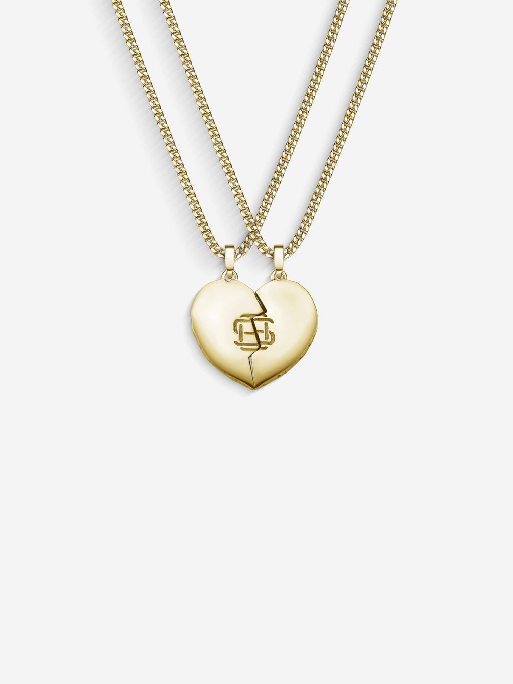 Colar Lovers — Prata 925 banho em Ouro