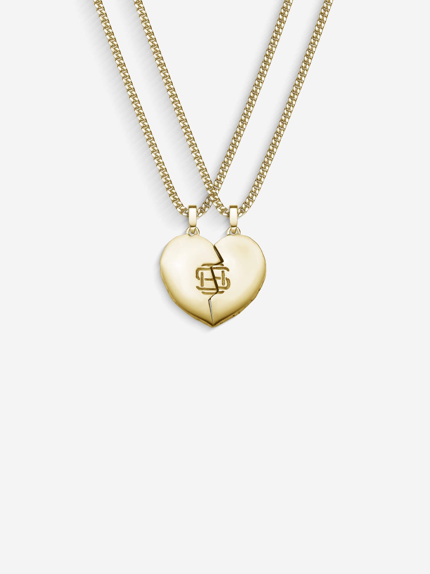 Colar Lovers — Prata 925 banho em Ouro