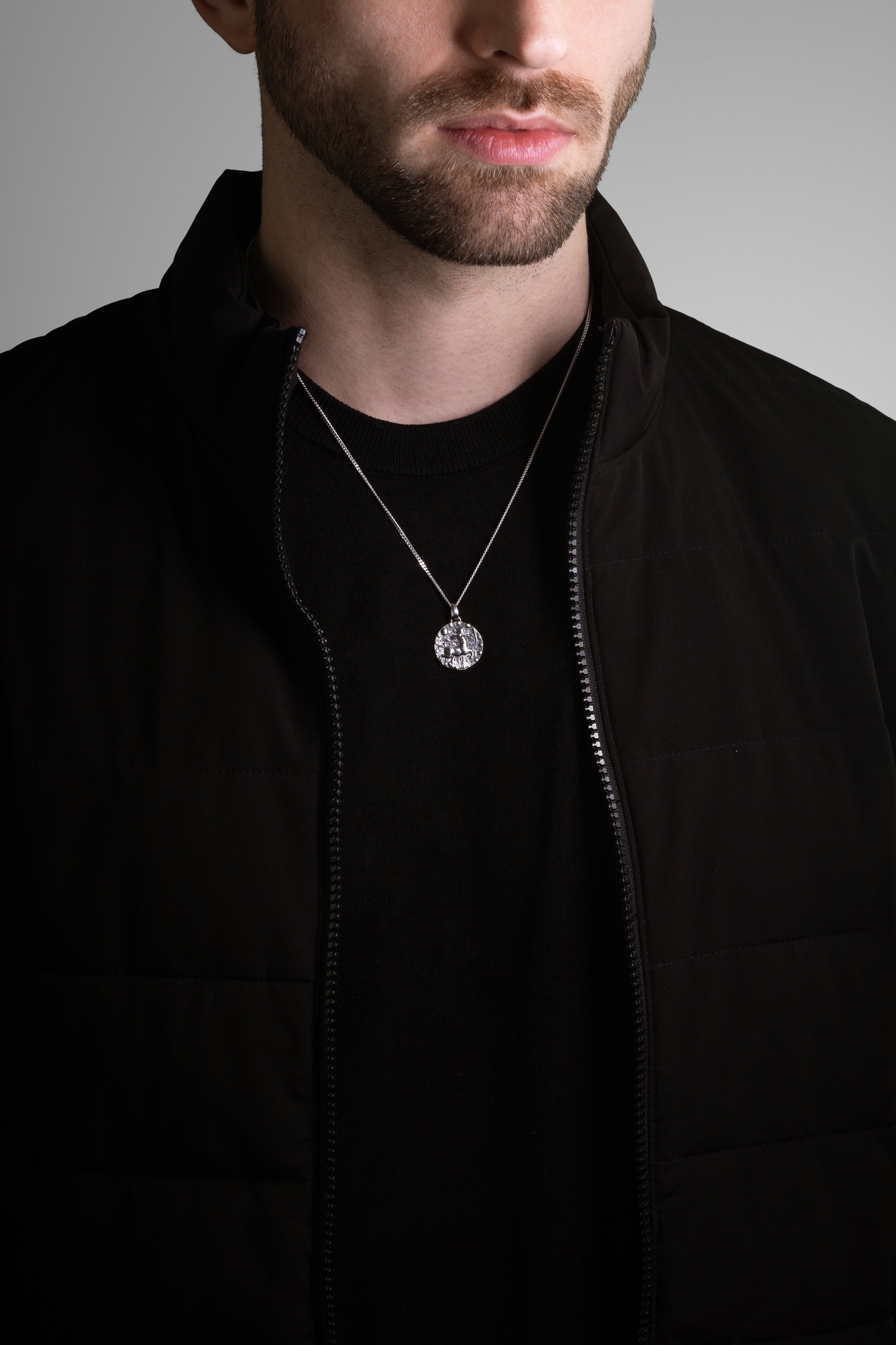 MATERIAL: PRATA OXIDADA | Colar Sagittarius em Prata 925 Oxidada