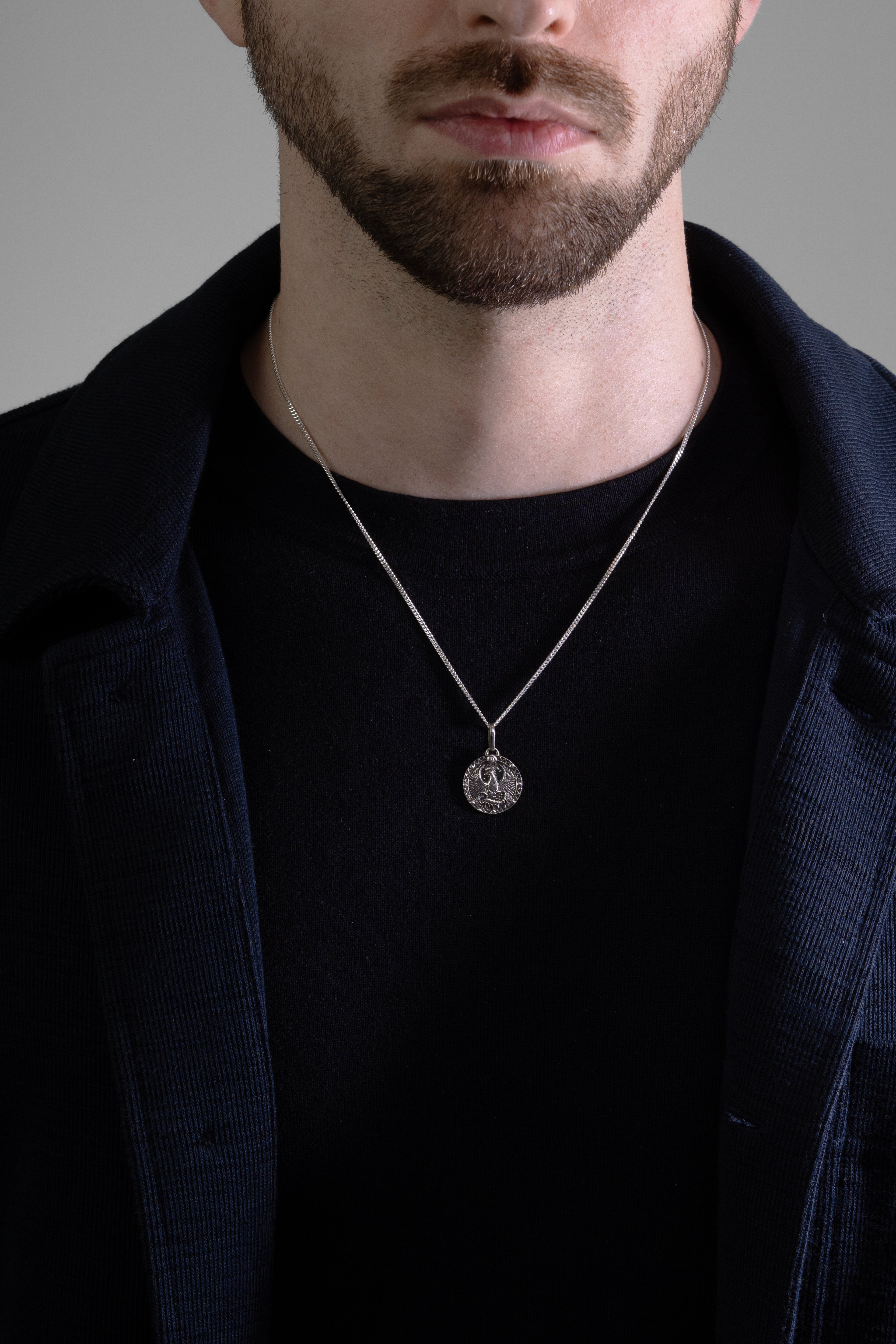 MATERIAL: PRATA OXIDADA | Colar Scorpio em Prata 925 Oxidada