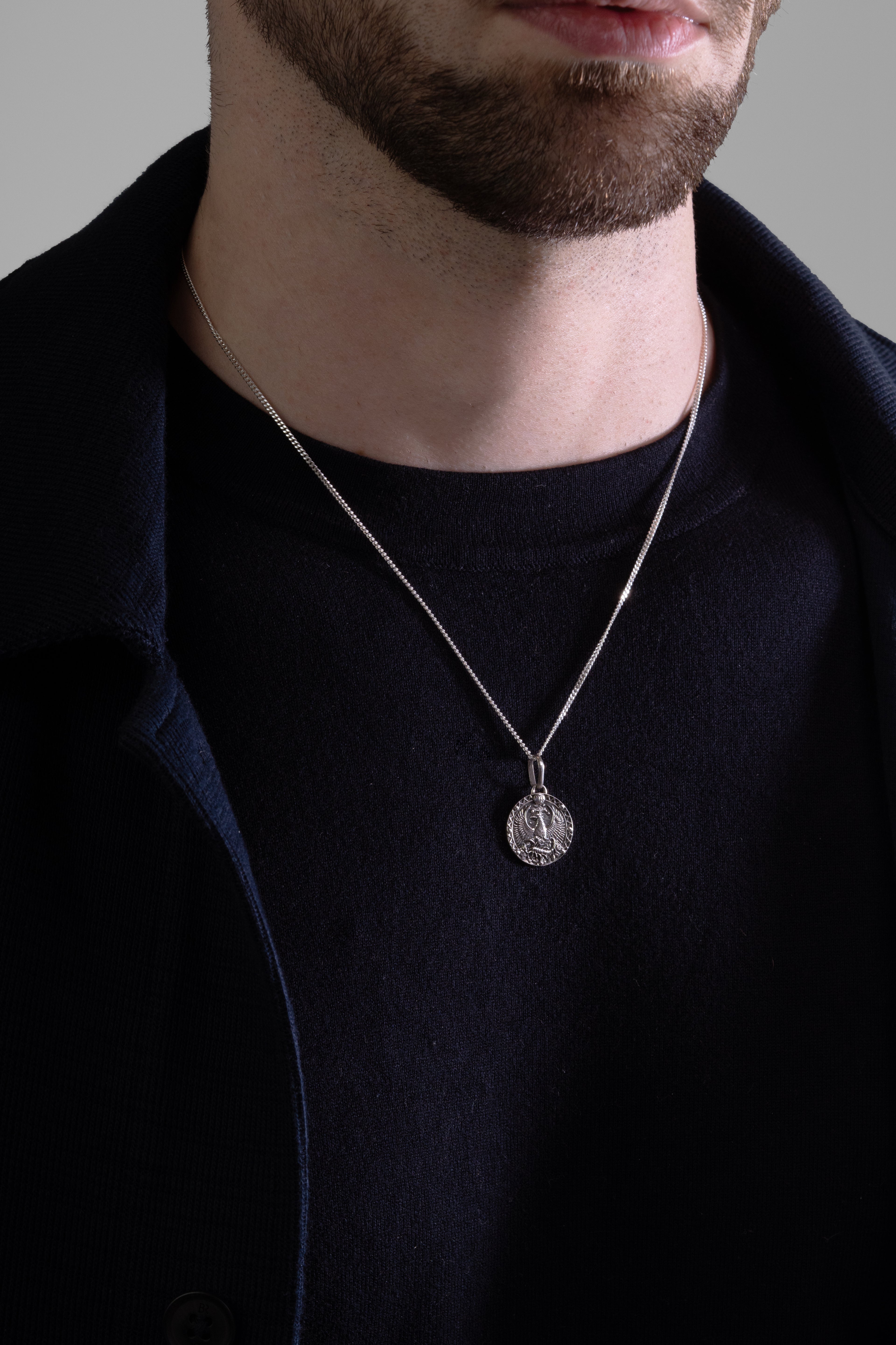 MATERIAL: PRATA OXIDADA | Colar Scorpio em Prata 925 Oxidada