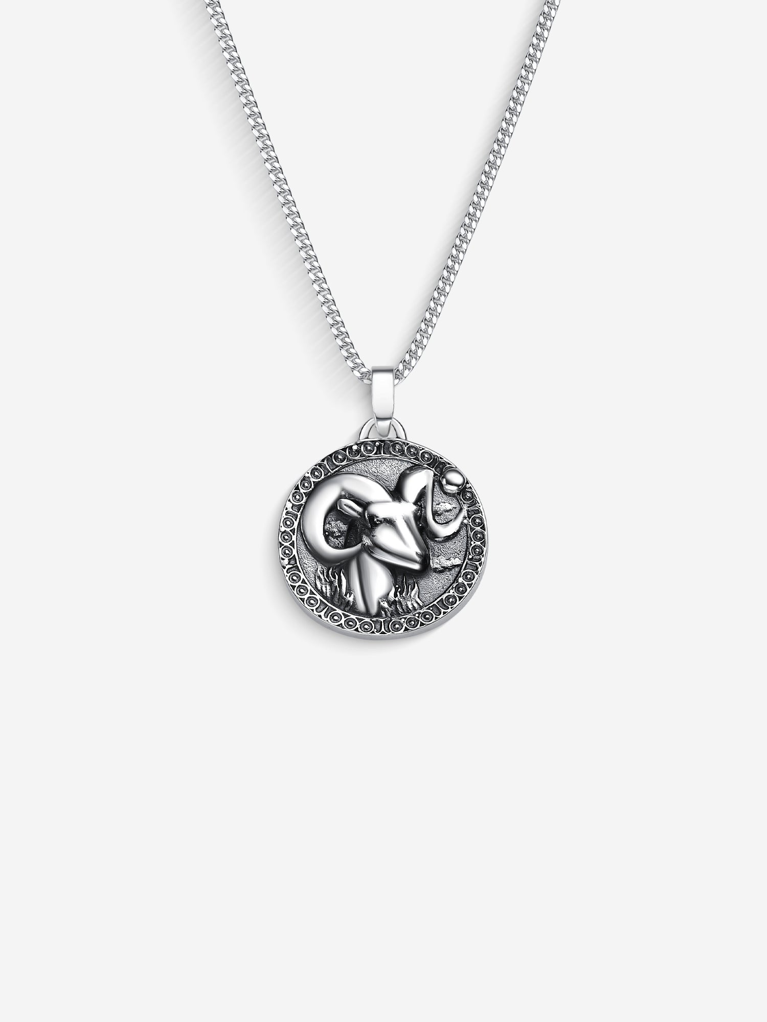 MATERIAL: PRATA OXIDADA | Colar Aries em Prata 925 Oxidada