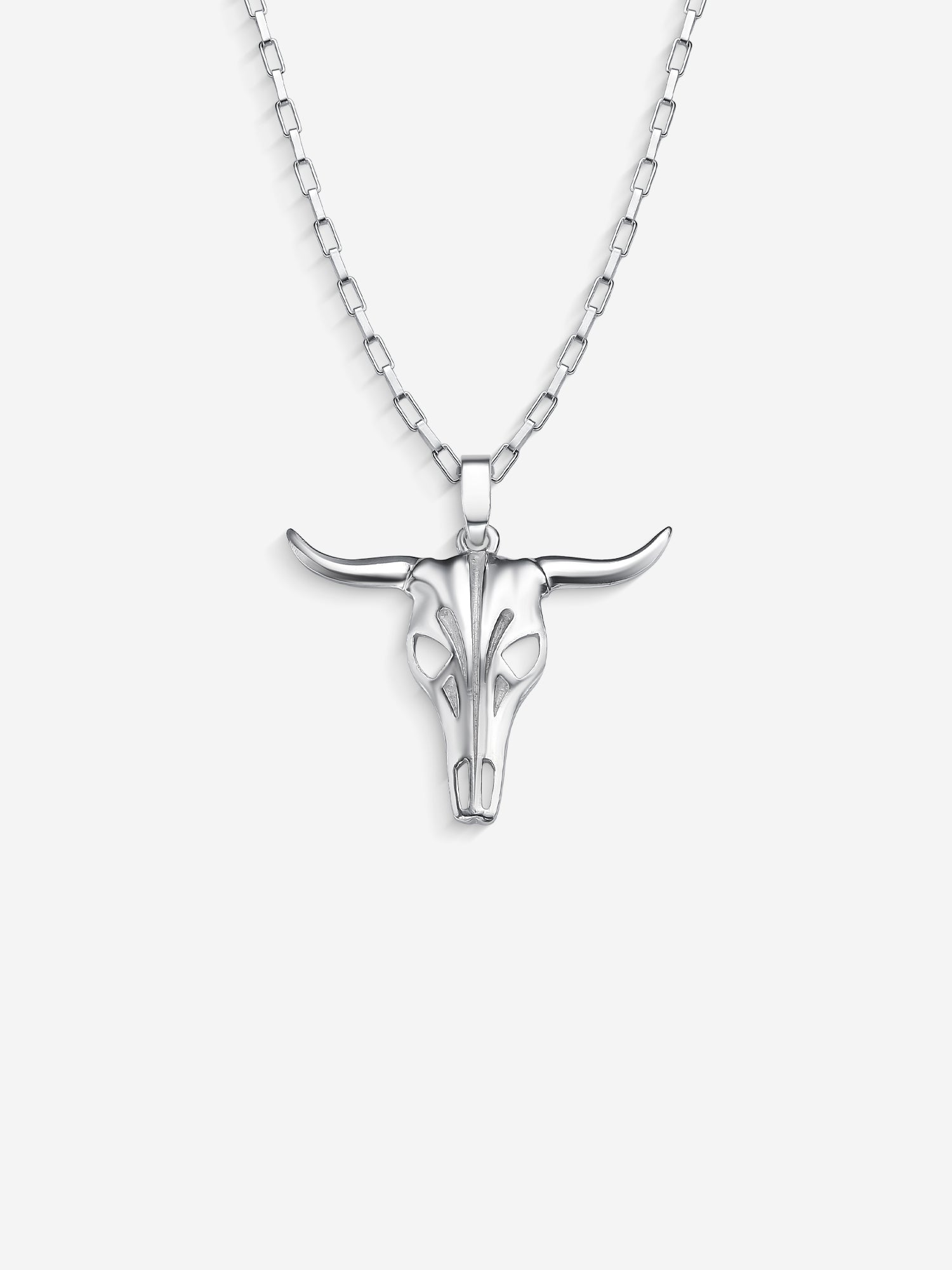 MATERIAL: PRATA | Colar Bull em Prata 925