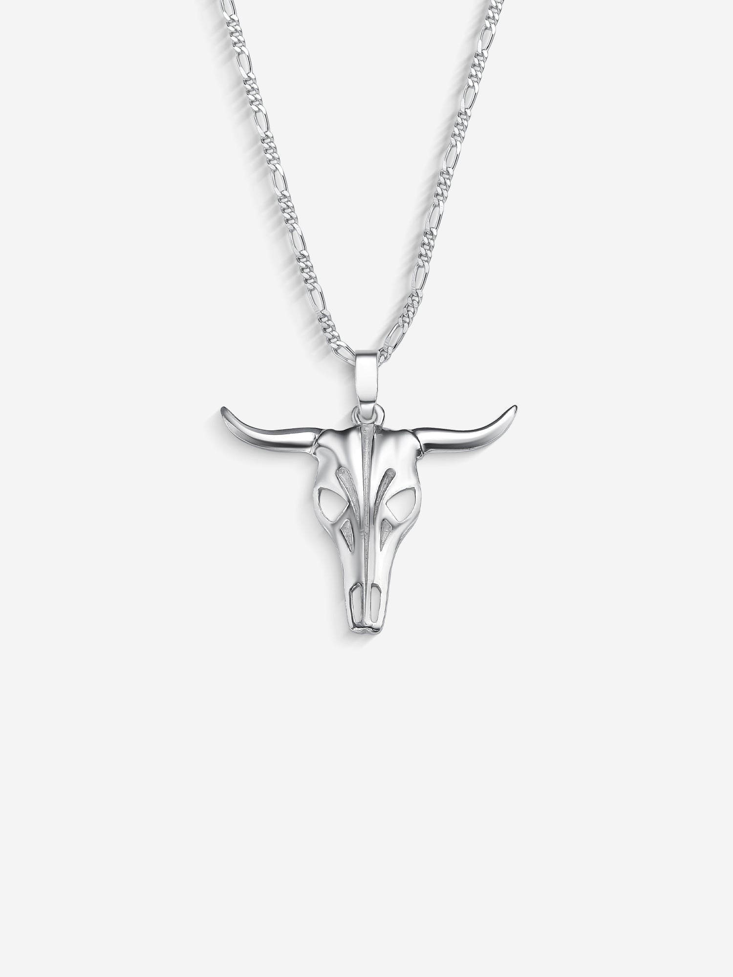 MATERIAL: PRATA | Colar Bull em Prata 925