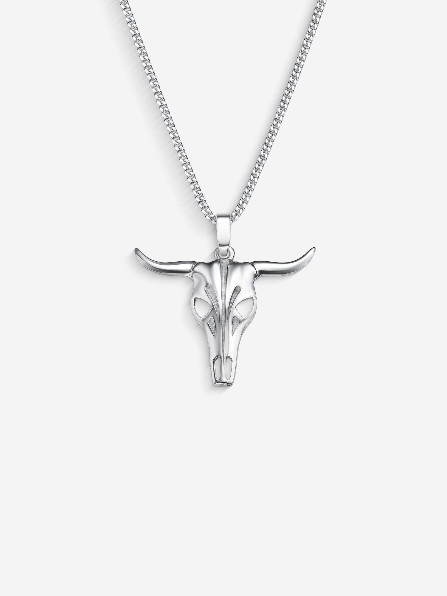 MATERIAL: PRATA | Colar Bull em Prata 925