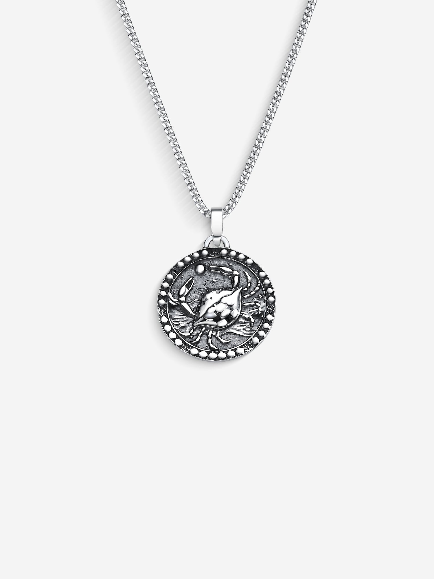 MATERIAL: PRATA OXIDADA | Colar Cancer em Prata 925 Oxidada