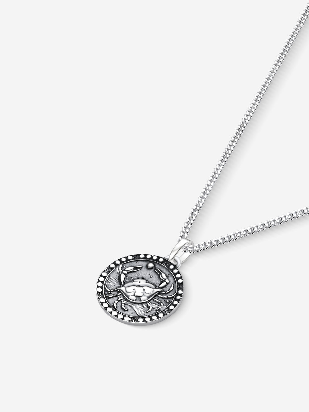 MATERIAL: PRATA OXIDADA | Colar Cancer em Prata 925 Oxidada