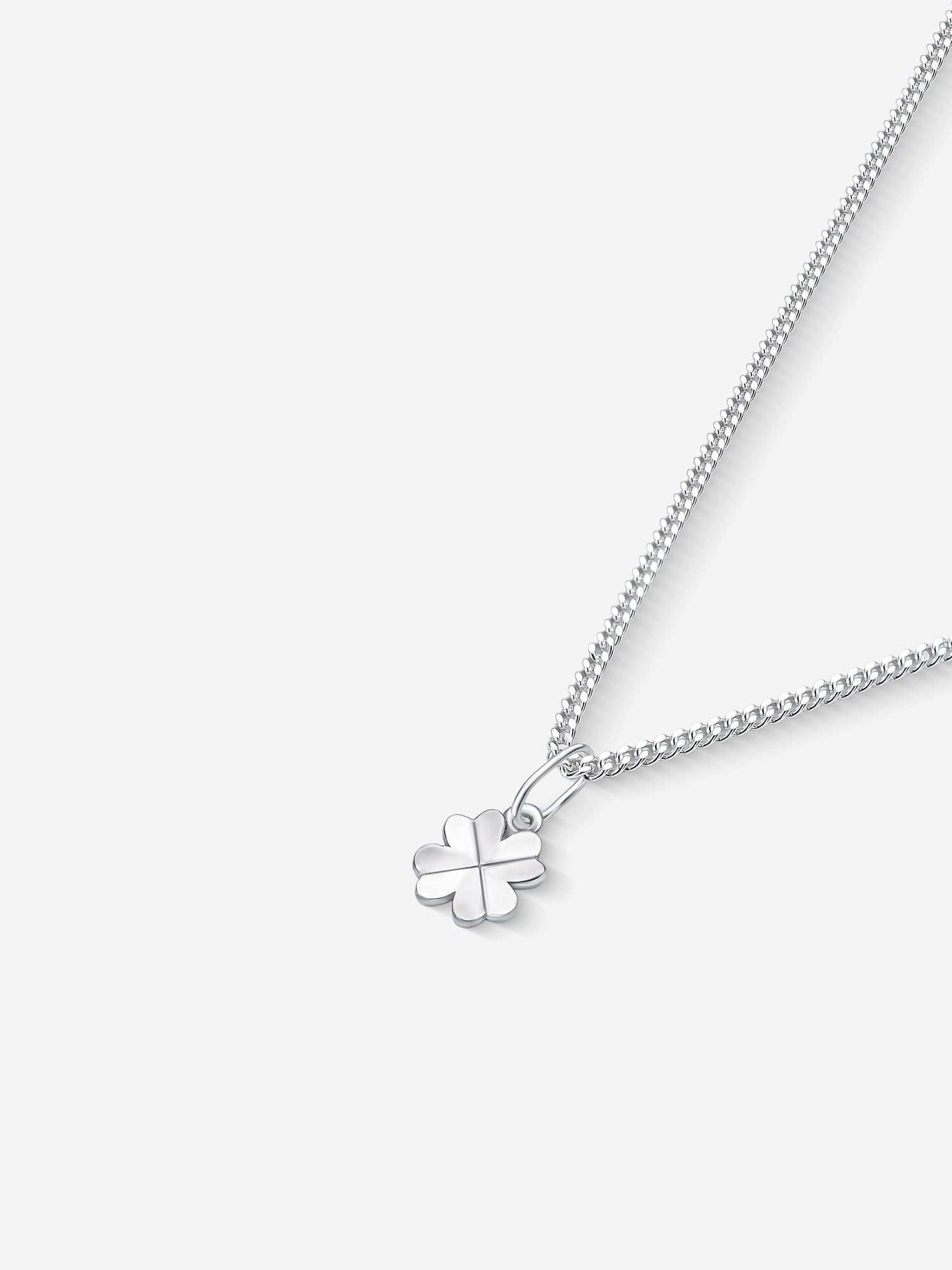MATERIAL: PRATA | Colar Clover Mini em Prata 925