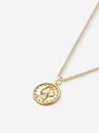 MATERIAL: PRATA BANHADA A OURO | Colar Coin em Prata 925 banhada a Ouro 18k