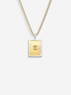 Colar Compass II Large — Ouro & Prata