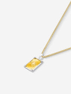 Colar Compass II — Ouro & Prata