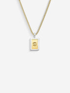 Colar Compass II — Ouro & Prata