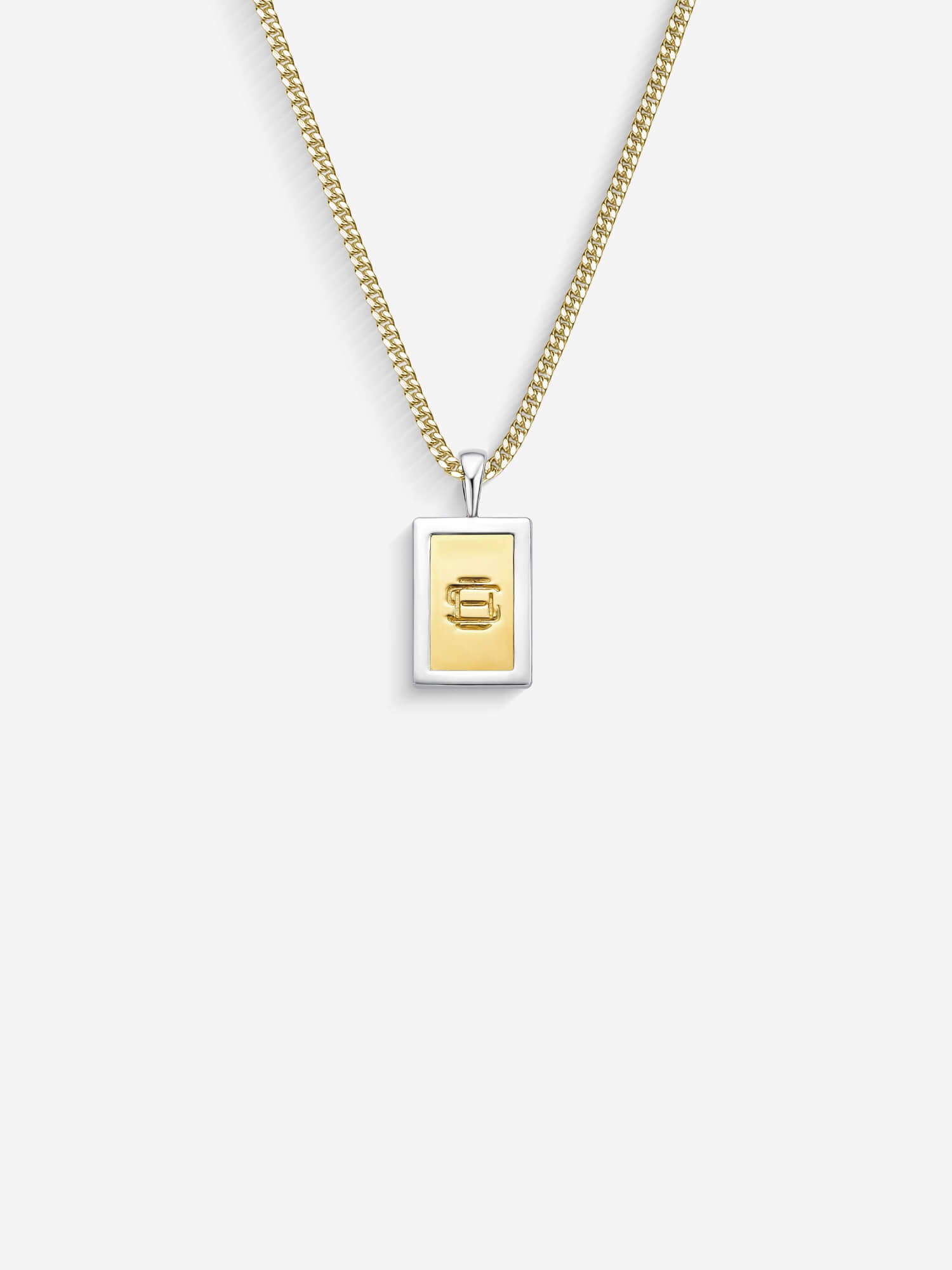 Colar Compass II — Ouro & Prata