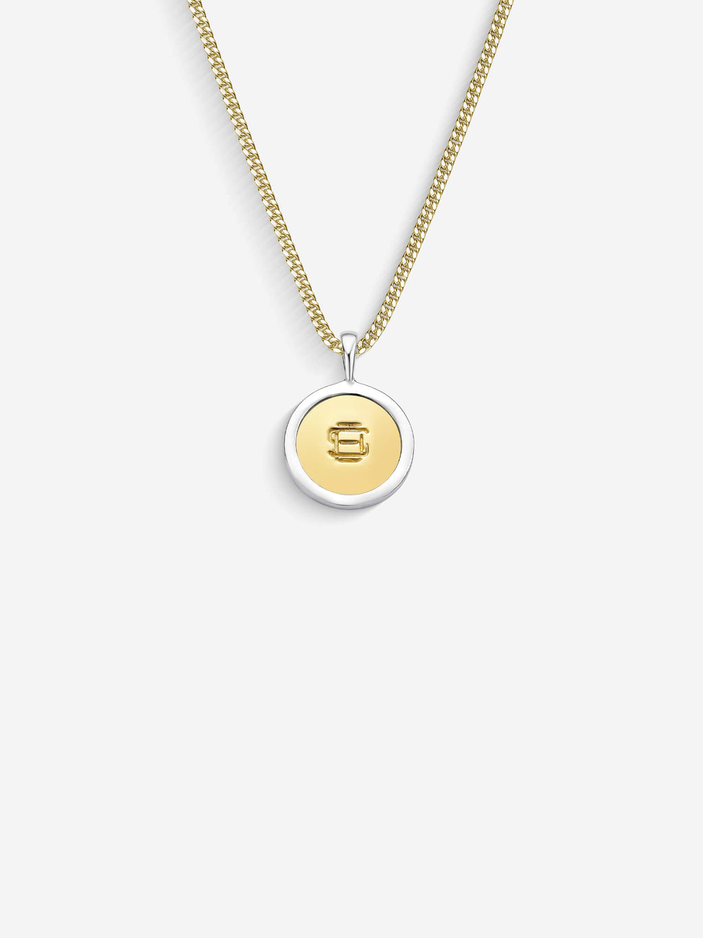 Colar Compass I — Ouro & Prata