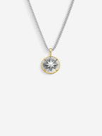 Colar Compass I — Prata & Ouro