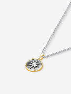 Colar Compass I — Prata & Ouro