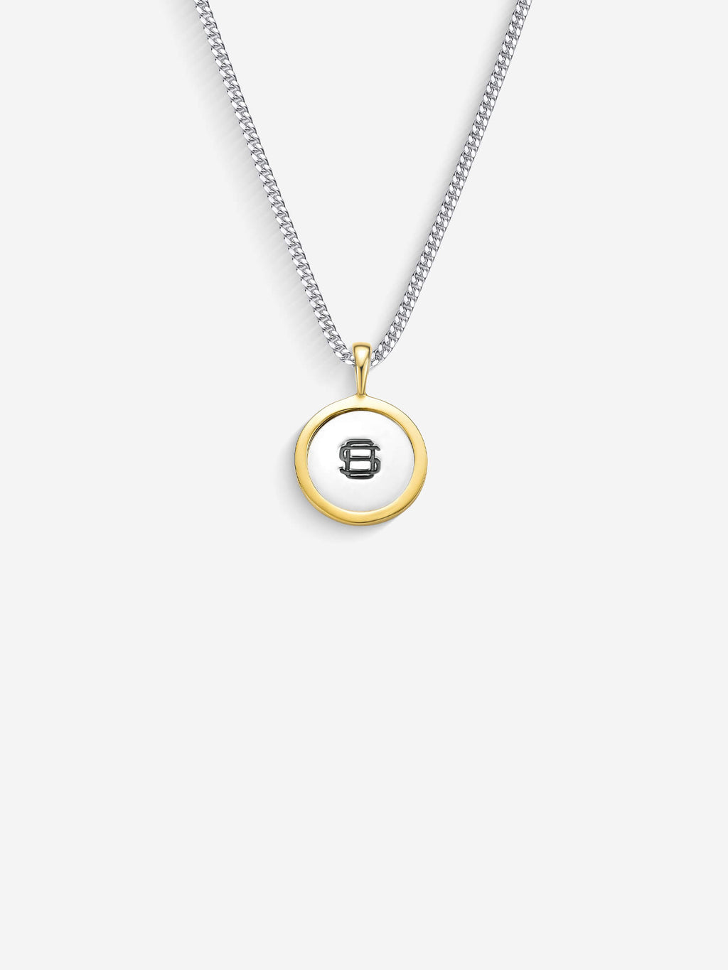 Colar Compass I — Prata & Ouro