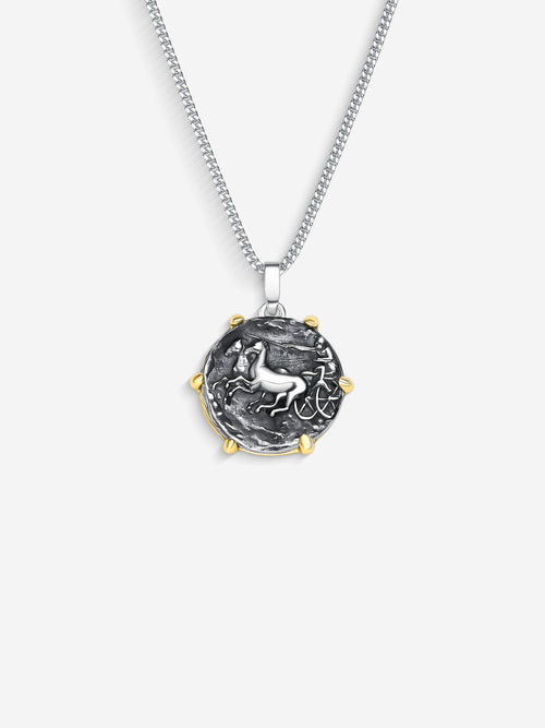 MATERIAL: PRATA E OURO | Colar Conquer em Prata 925 e Ouro 18K
