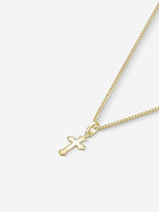 MATERIAL: PRATA BANHADA A OURO | Colar Creed em Prata 925 banhada a Ouro 18k