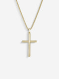 MATERIAL: PRATA BANHADA A OURO | Colar Cross Medium em Prata 925 banhada a Ouro 18k
