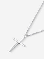 MATERIAL: PRATA | Colar Cross Medium em Prata 925