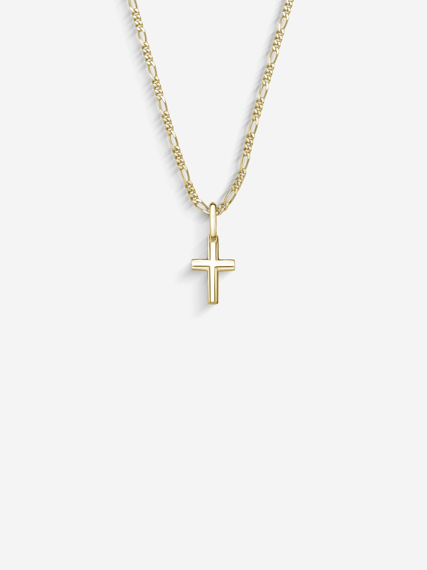 MATERIAL: PRATA BANHADA A OURO | Colar Cross Mini Bold em Prata 925 banhada a Ouro 18k