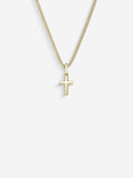MATERIAL: PRATA BANHADA A OURO | Colar Cross Mini Bold em Prata 925 banhada a Ouro 18k