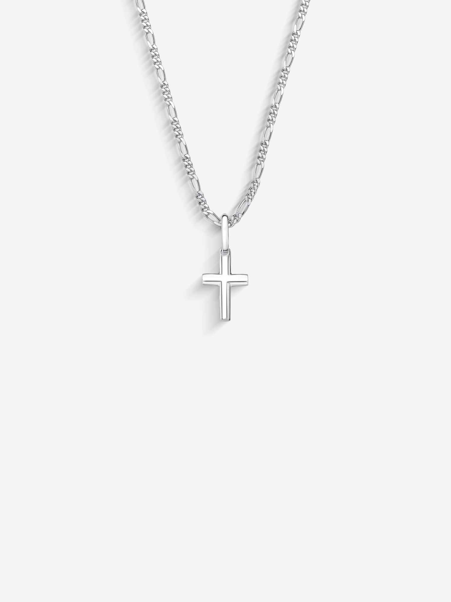 MATERIAL: PRATA | Colar Cross Mini Bold em Prata 925