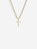 MATERIAL: PRATA BANHADA A OURO | Colar Cross Small em Prata 925 banhada a Ouro 18k