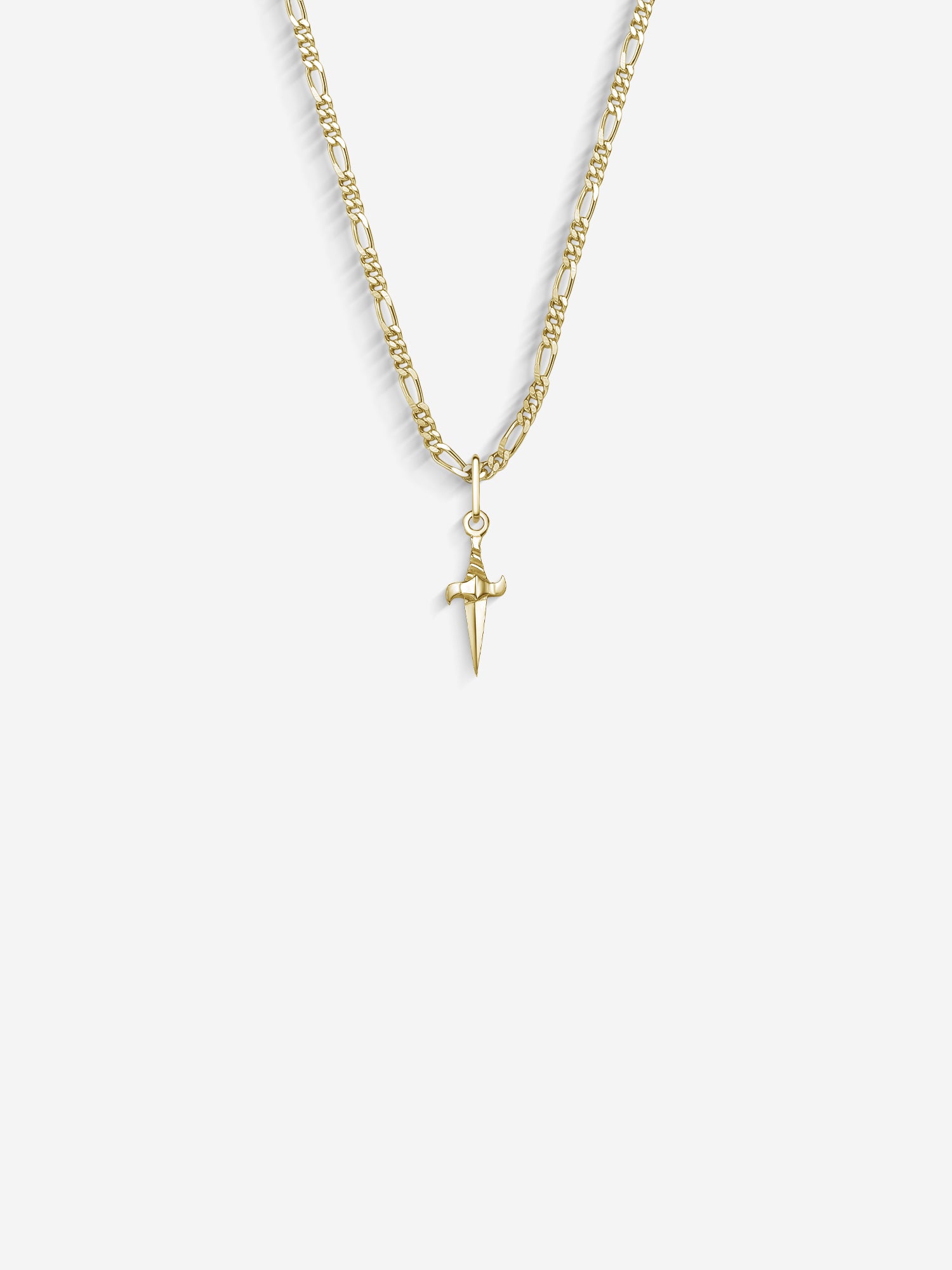 MATERIAL: PRATA BANHADA A OURO | Colar Dagger em Prata 925 banhada a Ouro 18k