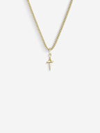 MATERIAL: PRATA BANHADA A OURO | Colar Dagger em Prata 925 banhada a Ouro 18k