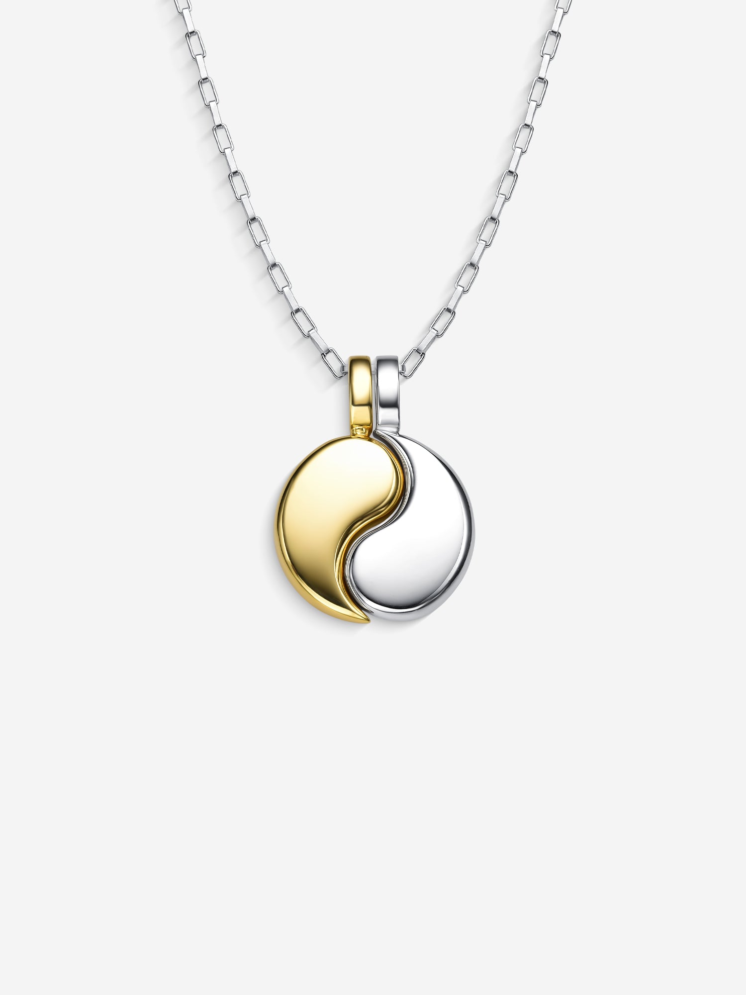 MATERIAL: PRATA E OURO | Colar Dark-Light em Prata 925 e Ouro 18K