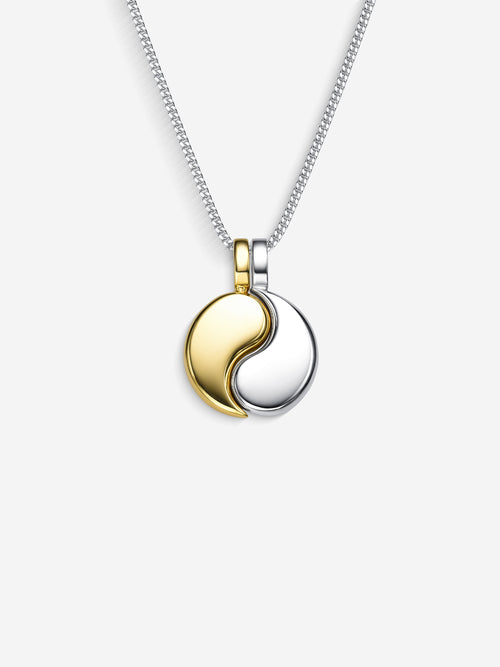 MATERIAL: PRATA E OURO | Colar Dark-Light em Prata 925 e Ouro 18K